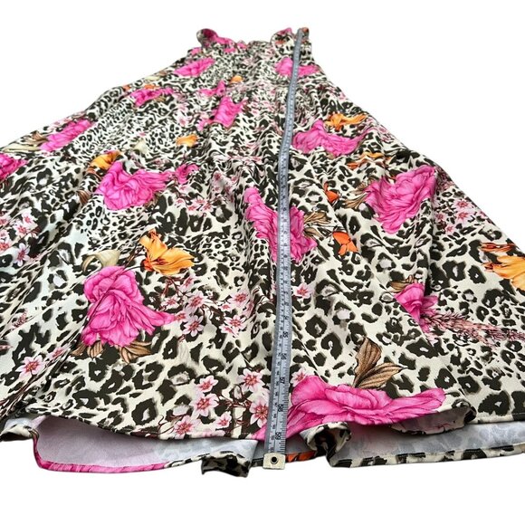 Revolve x‎ Agua Bendita Floral Animal Print Alani Fearless Dress XS Maximalist - Picture 8 of 8